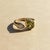 Modern Toi Et Moi Gemstone Ring: Peridot and Moissanite, Size 7.5 For Sale - Image 3 of 8