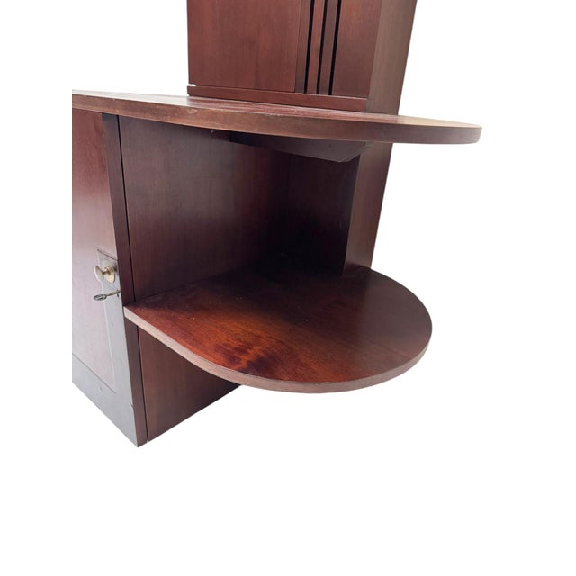 Art Deco Dry Bar with Clock, 1930s For Sale - Image 3 of 12