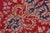 Shabby Chic Persian Kashan Pink/Blue Wool Rug - 9'10'' X 12'5'' For Sale - Image 4 of 10