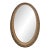 Antique Plaster Oval Mirror For Sale