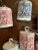1970s Porcelain Handmade Christmas Tree Ornaments S/9 For Sale - Image 5 of 5