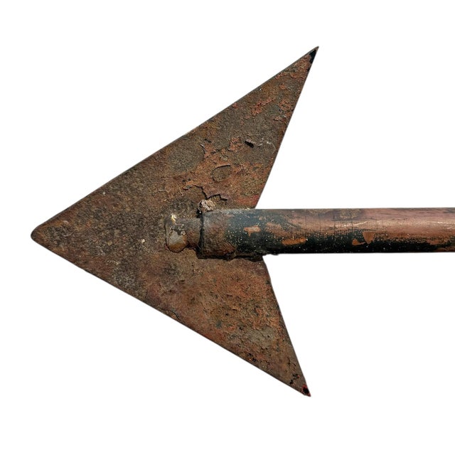 Mid-20th Century American Folk Art Rooster Weathervane For Sale - Image 9 of 10