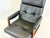 Black Mid-Century Swivel Black Leather Armchair, 1970s For Sale - Image 8 of 15