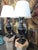 Metal 20th Century Art Deco Black Painted Metal Lamps with Chrome Handle, 1920, Set of 2 For Sale - Image 7 of 12