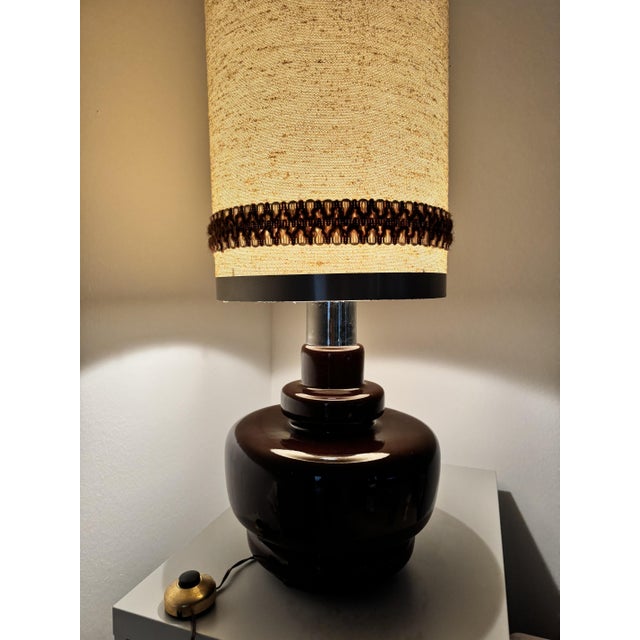 Vintage Ceramic Floor Lamp, 1970s For Sale - Image 11 of 16