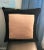 Early 21st Century 24” Waterford Gold Satin and Black Velvet Luxury Pillow With Feather Insert Excellent Condition B62 For Sale - Image 5 of 5
