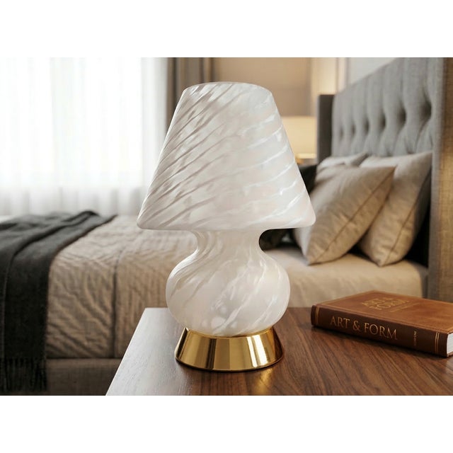 Mushroom Lamp in Murano Glass, 1970s For Sale - Image 10 of 11