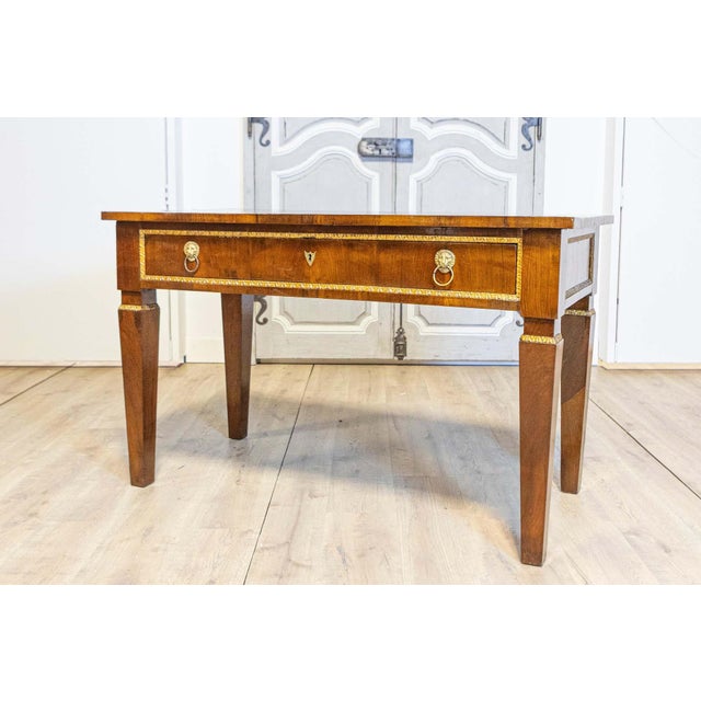 19th Century Italian Empire Desk For Sale - Image 11 of 16