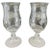 Modern Clear Glass Candleholder or Vase, a Pair For Sale - Image 10 of 10
