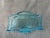 Vintage Folded Blue Art Glass Napkin Holder For Sale - Image 11 of 12