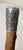 Brown Antique 19th Century Tooled Sterling Silver Natural Wood Walking Stick Cane For Sale - Image 8 of 14