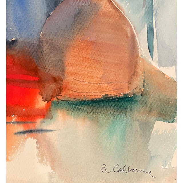 Robert Colborne (1931-2002) . Signed lower right, estate stamp on the back. Colborne worked in merchandising and wrote the...