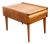 1960s Mid Century Modern Nightstand End Side Table Lane First Edition Walnut Drawer MCM For Sale