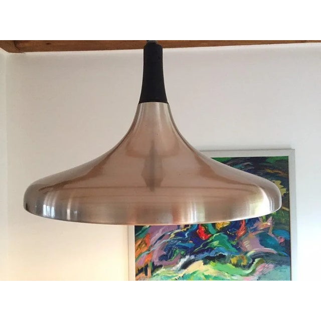 Gold Space Age Ufo Pendant Lamp from Erco For Sale - Image 8 of 10
