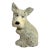 1930s White Scottie Dog Cast Iron Door Stop For Sale