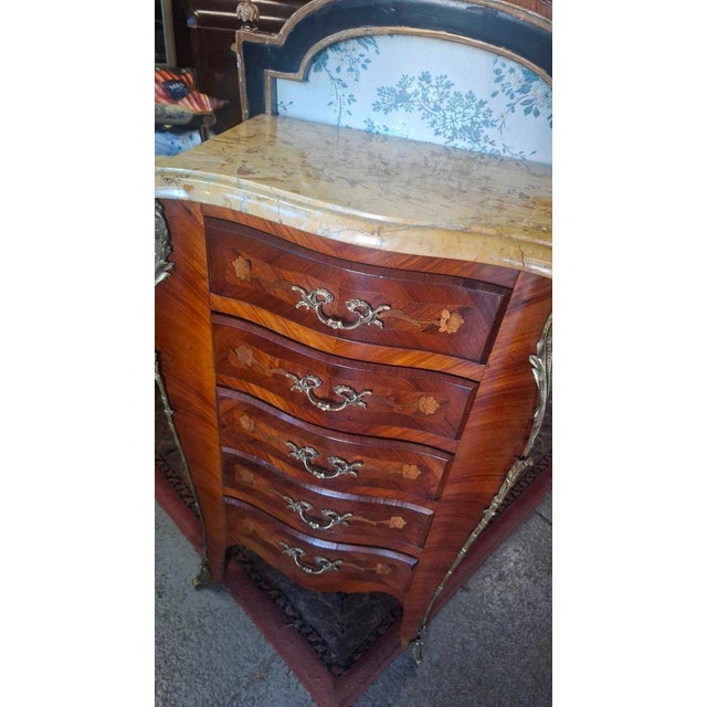 Vintage Louis XV Style Chest of Drawers, 1960 For Sale - Image 6 of 8