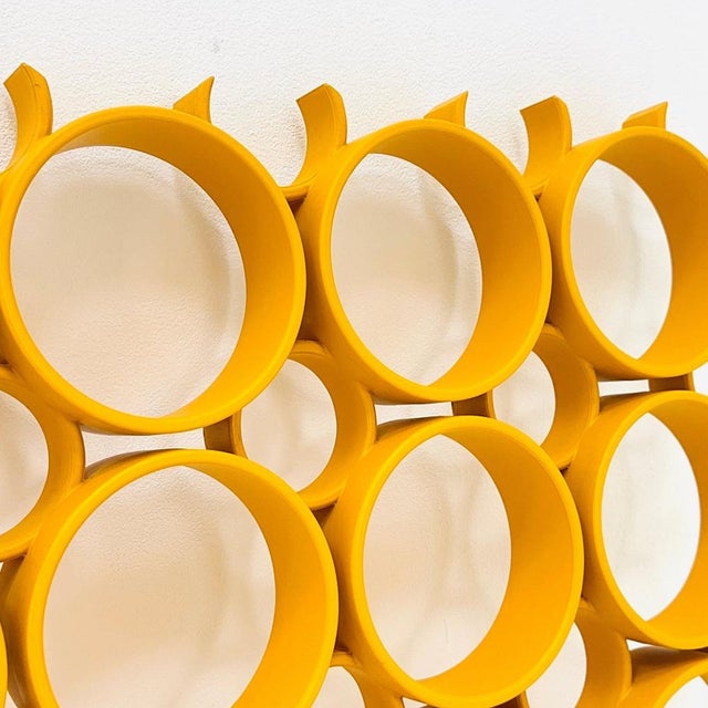 Space Age Yellow Plastic Ceiling Panels, 1970s For Sale - Image 4 of 11