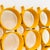 Space Age Yellow Plastic Ceiling Panels, 1970s For Sale - Image 4 of 11