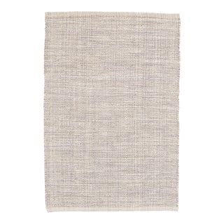 Dash & Albert by Annie Selke Marled Grey Woven Cotton Rug, 5' x 8' For Sale