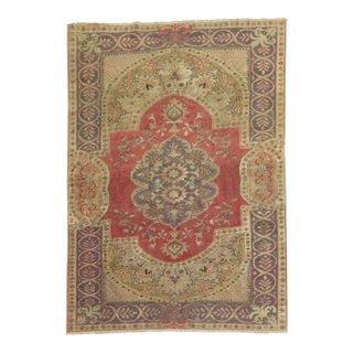 Late 19th Century Antique Zabihi Collection Turkish Sivas Rug For Sale