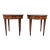Baker Furniture Federal Style Mahogany Occasional Tables With Inlay For Sale
