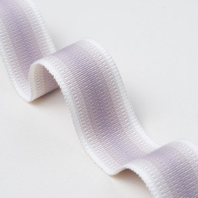 Contemporary Sample - Schumacher Belton Tape Narrow Trim In Lavender For Sale - Image 3 of 5