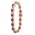 Early 21st Century Ruby Diamond Halo 14k Yellow Gold Bracelet For Sale - Image 5 of 5