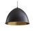 This playfully named hi and low adjustable pendant is artfully weighted with a solid egg that allows you to hang the metal...
