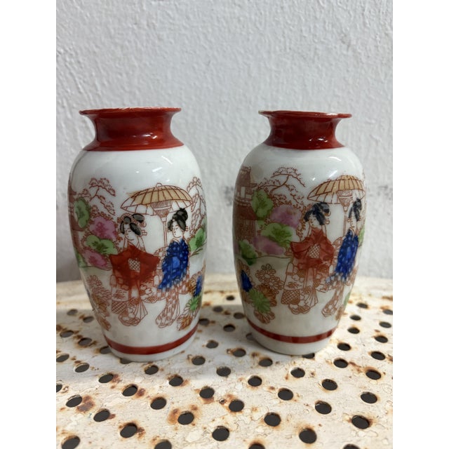 Ceramic Japanese Vases, 1950, Set of 2 For Sale - Image 7 of 7