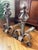 French Provincial Early 19th Century French Forged Iron Andirons - A Pair For Sale - Image 3 of 12