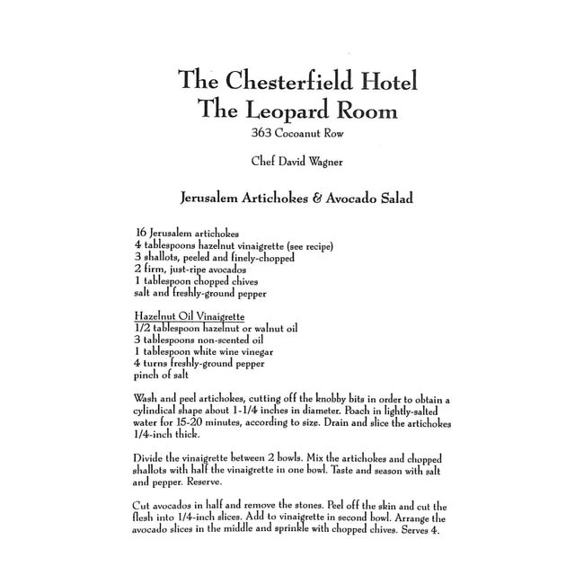 Traditional "A Taste of Palm Beach: Rich Traditions in Fine Dining" 2004 Lueckenhoff, Laura For Sale - Image 3 of 13