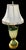 Vintage 1940s Porcelain Table Lamp, Antique Lighting, Good Condition For Sale - Image 18 of 18
