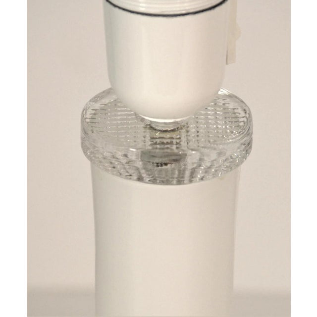 Large Art Glass Table Lamp by Johansfors, Sweden, 1960s For Sale - Image 8 of 11