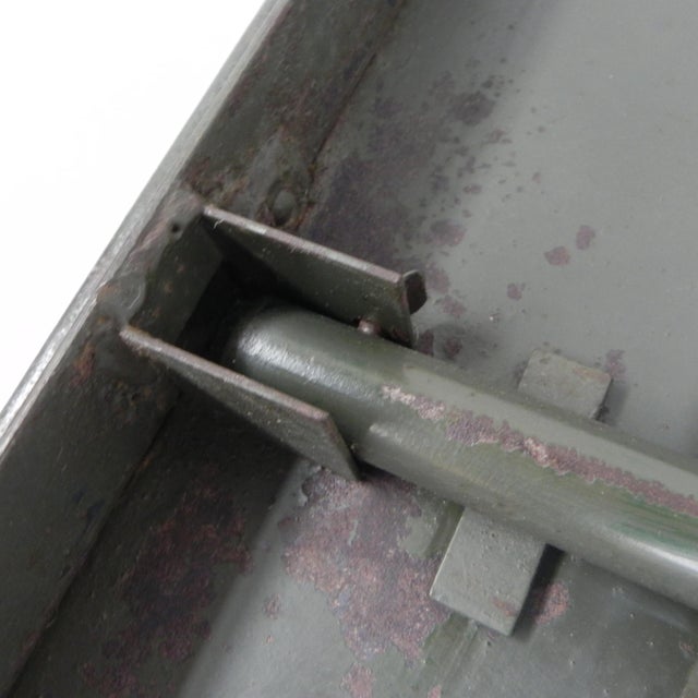 Industrial Folding Table in Steel, 1950s For Sale - Image 12 of 18