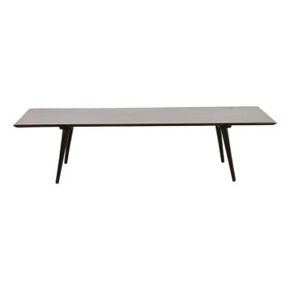Paul McCobb Planner Group Black Lacquered Coffee Table or Bench, Newly Refinished For Sale