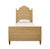 Matthew Izzo Home Chamberlain Twin Rattan Bed With Arched Headboard, Footboard, and Side Rails For Sale - Image 12 of 12