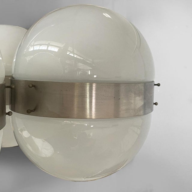 Mid-Century Modern Italian Tetraclio Chandelier by Mazza for Artemide, 1960s For Sale - Image 10 of 18