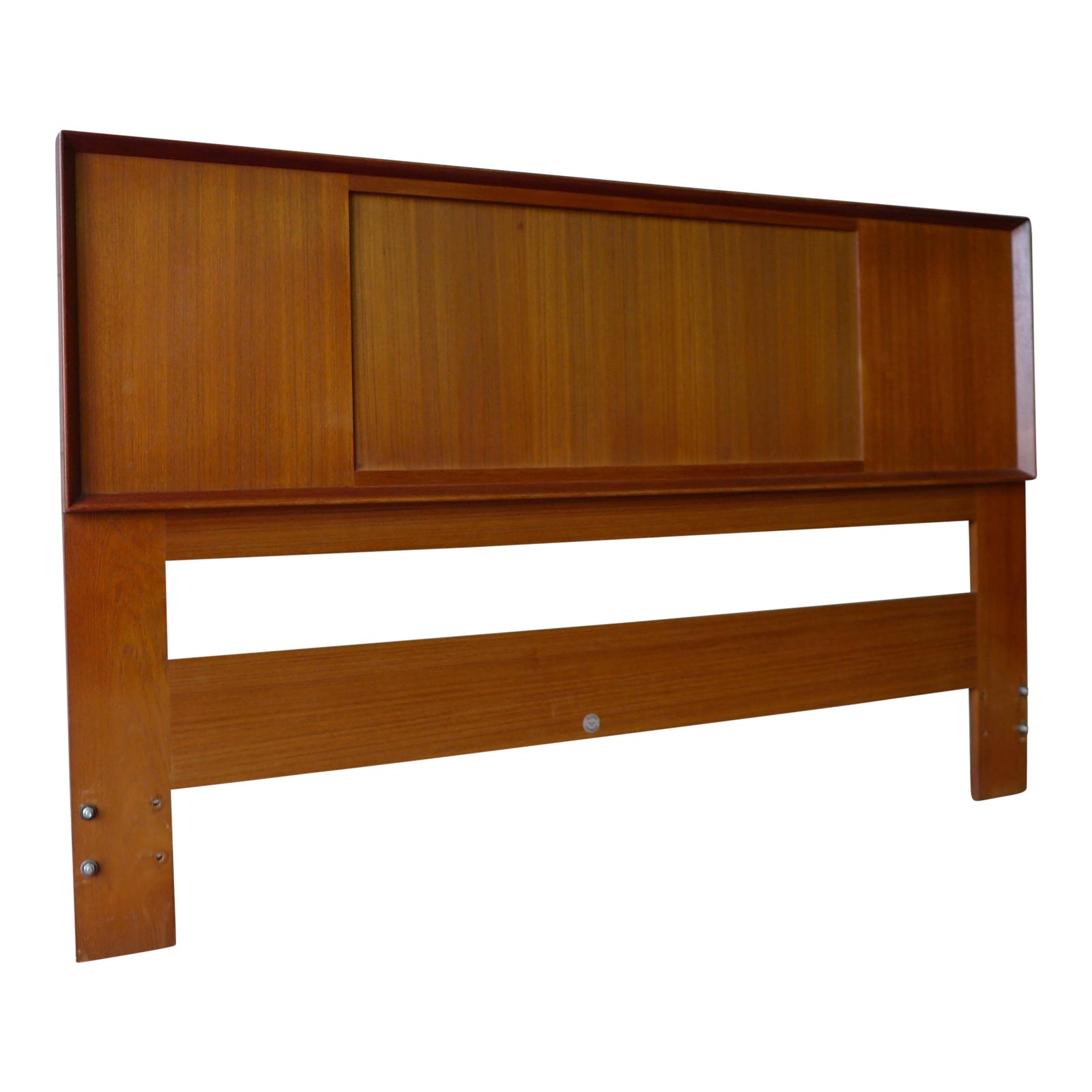 Falster MidCentury Queen / Full Size Teak Headboard Chairish