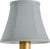 Traditional Visual Comfort Signature 5" Blue Linen Bell Empire Shade For Sale - Image 3 of 3