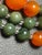 Gemstone Gemstone Necklace Red Nanhong Agate Bingju Type (Icey Orange Tangerine). Necklace With Jade Vintage Screw Clasp For Sale - Image 7 of 9