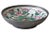A lovely encased dish. Features a floral scene with turquoise, greens and pinks. The silver encasing has a beautiful...