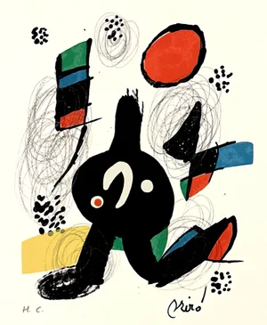 Joan Miró, The Acid Melody, 1980, Lithograph