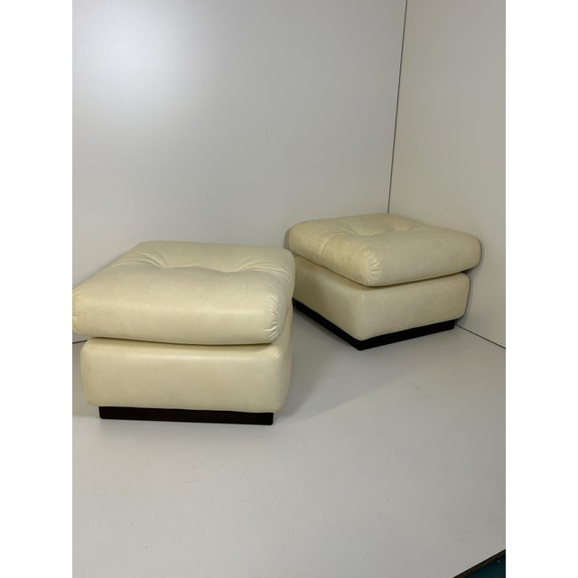 1980s Cassina Ottomans, 1980s, Set of 2 For Sale - Image 5 of 12