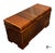 Wood Vintage Lane Art Deco Style Mahogany & Burlwood Cedar Lined Trunk / Blanket Chest For Sale - Image 7 of 12