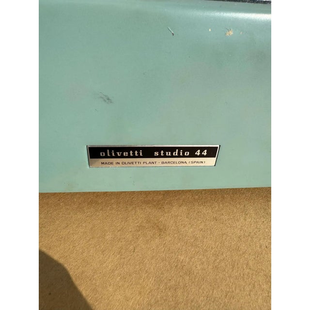 Metal Classic Mid 20th Century Olivetti Studio 44 Typewriter For Sale - Image 7 of 7