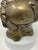 Vintage Cast Brass Budai Laughing Buddha Sculpture For Sale - Image 4 of 10