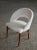 Mid-Century Modern Frode Holm Vanity or Dressing Chair in Teak and Sheepskin, Denmark, 1950s For Sale - Image 3 of 6