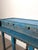 Indian Carved Console Table in Turquoise Blue For Sale - Image 4 of 8