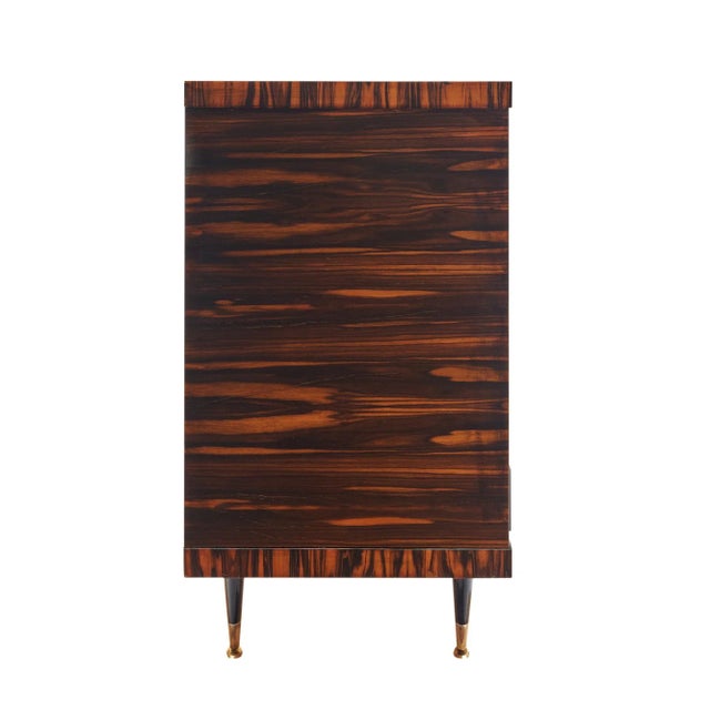 Mid-Century French Ebony of Macassar Buffet For Sale - Image 9 of 9