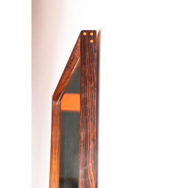 1960s Large Danish Rosewood Mirror by Aksel Kjesgaard for Odder, 1960s For Sale - Image 5 of 13